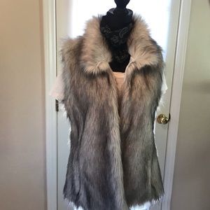 Luxurious soft fluffy fur vest
